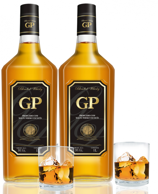 Kit 2 Whisky GP Gran Par + 2 Copos