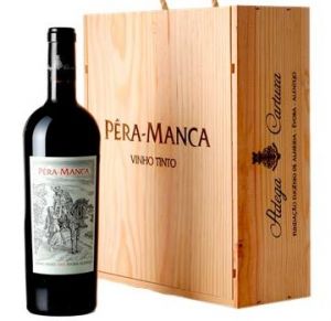 Kit 3 Vinhos Pera Manca Tinto 750 ml Caixa de Madeira