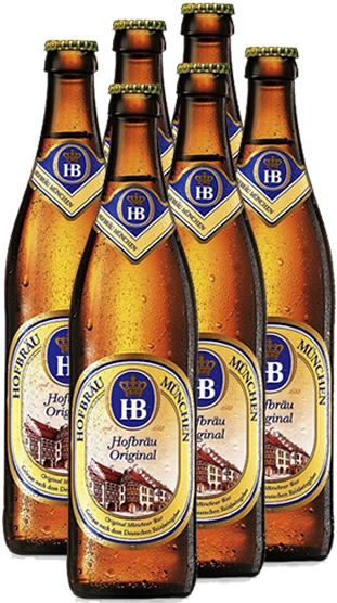 6 Cervejas Hofbräu HB München Original