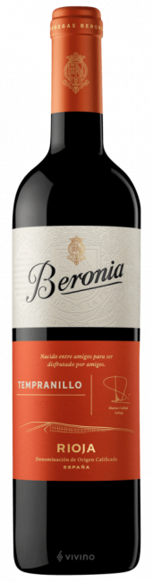Vinho Beronia Tempranillo Rioja 750ml
