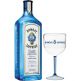 Gin Bombay Sapphire 1750 ml + 1 Taça Logo