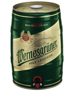 Cerveja Clara Pilsen em Barril 5 Litros - Wernesgruner