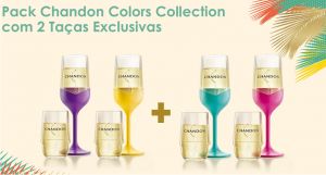 Chandon Colors Collection Brut 750 ml + 2 Taças