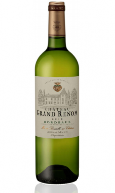 Vinho Château Grand Renom Bordeaux Blanc 750 ml