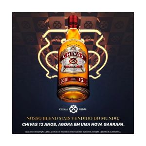 Whisky Chivas 12 anos 750 ml