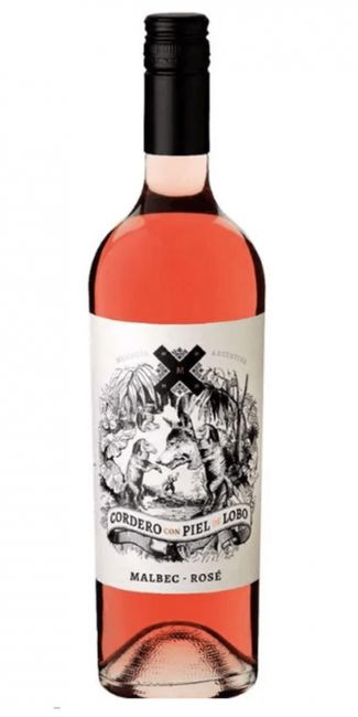 Vinho Cordero Con Piel de Lobo Malbec Rosé 750 ml