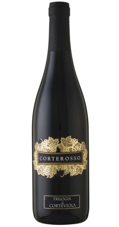 Vinho CORTEROSSO Trilogia di Corte Viola Sangiovese - Merlot - Rubicone 750 ml