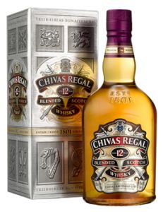 CX. 12 un. Whisky Chivas Regal 12 anos