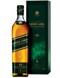 CX. 12 un. Whisky Johnnie Walker Green Label