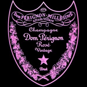 Champagne Dom Pérignon Rosé 750 ml Luminous Label