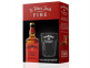 Kit Jack Daniels Fire 1000 ml + Copo