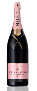 Champagne Jeroboam Moët Chandon Rosé 3000 ml com caixa de Madeira
