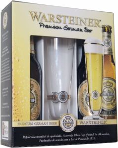 Kit Cerveja Warsteiner Premium c/ Tupila