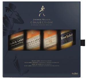 Kit Johnnie Walker The Collection 4 x 200 ml