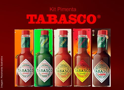 Kit 5 Pimenta Tabasco