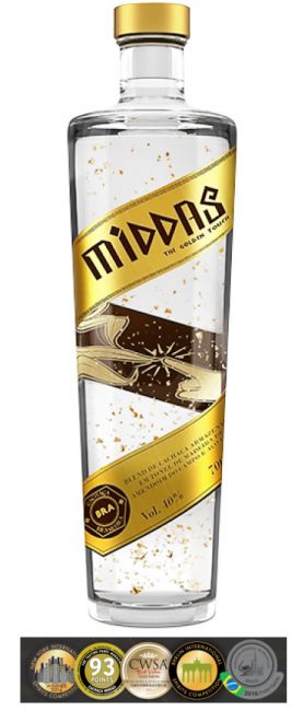 Cachaça Middas 700 ml - Flocos de Ouro