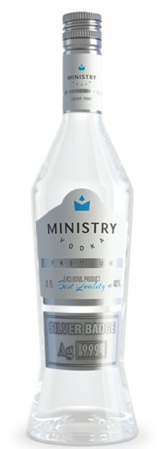 Vodka Ministry 700 ml - Premium Silver Badge