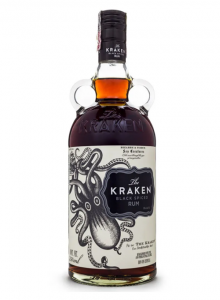 Kit Rum Kraken 750ml + Copo de Vidro