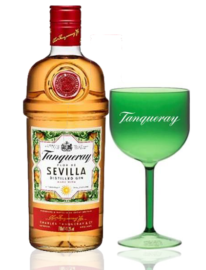 Gin Tanqueray Sevilla 700 ml + Taça Verde