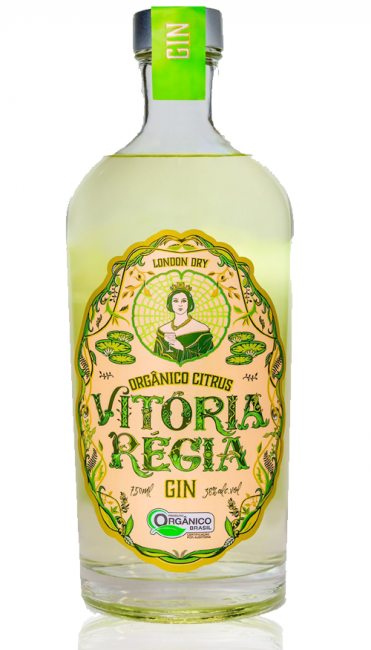 Gin Vitória Régia  Citrus Orgânico 750ml