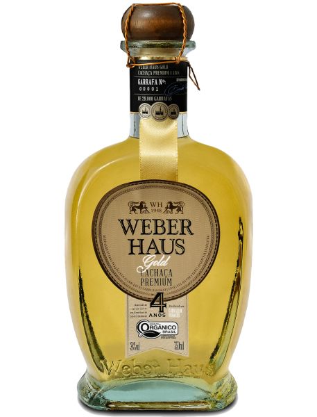 Cachaça Weber Haus Premium Gold 750 ml - Orgânica