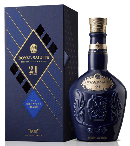 Whisky Chivas Royal Salute 21 anos Azul 700 ml na Casa da