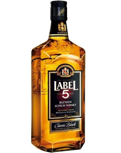 Whisky Label 5 Classic Black 1000 ml na Casa da Bebida