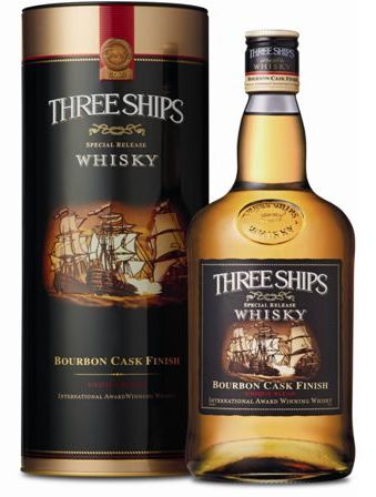 Whisky Three Ships Bourbon 750 ml