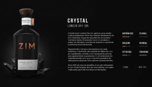 Gin ZIM Crystal 750 ml