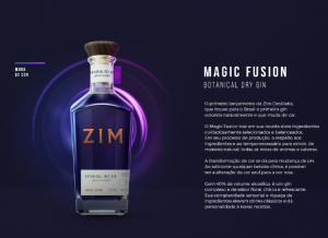Gin ZIM Magic Fusion 750 ml
